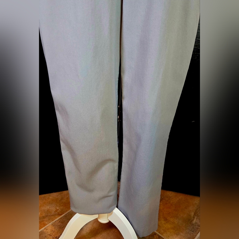 JM Collection NWOT Gray Tummy Control Pull On Pants Studded Waist Size M - Picture 4 of 9